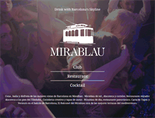 Tablet Screenshot of mirablaubcn.com